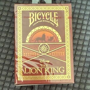 Bicycle Disney The Lion King Playing Cards - Brown and Gold